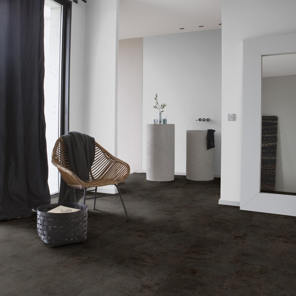 Vinylgulv Gerflor Virtuo 55 Rigid Acoustic Tavla Dark