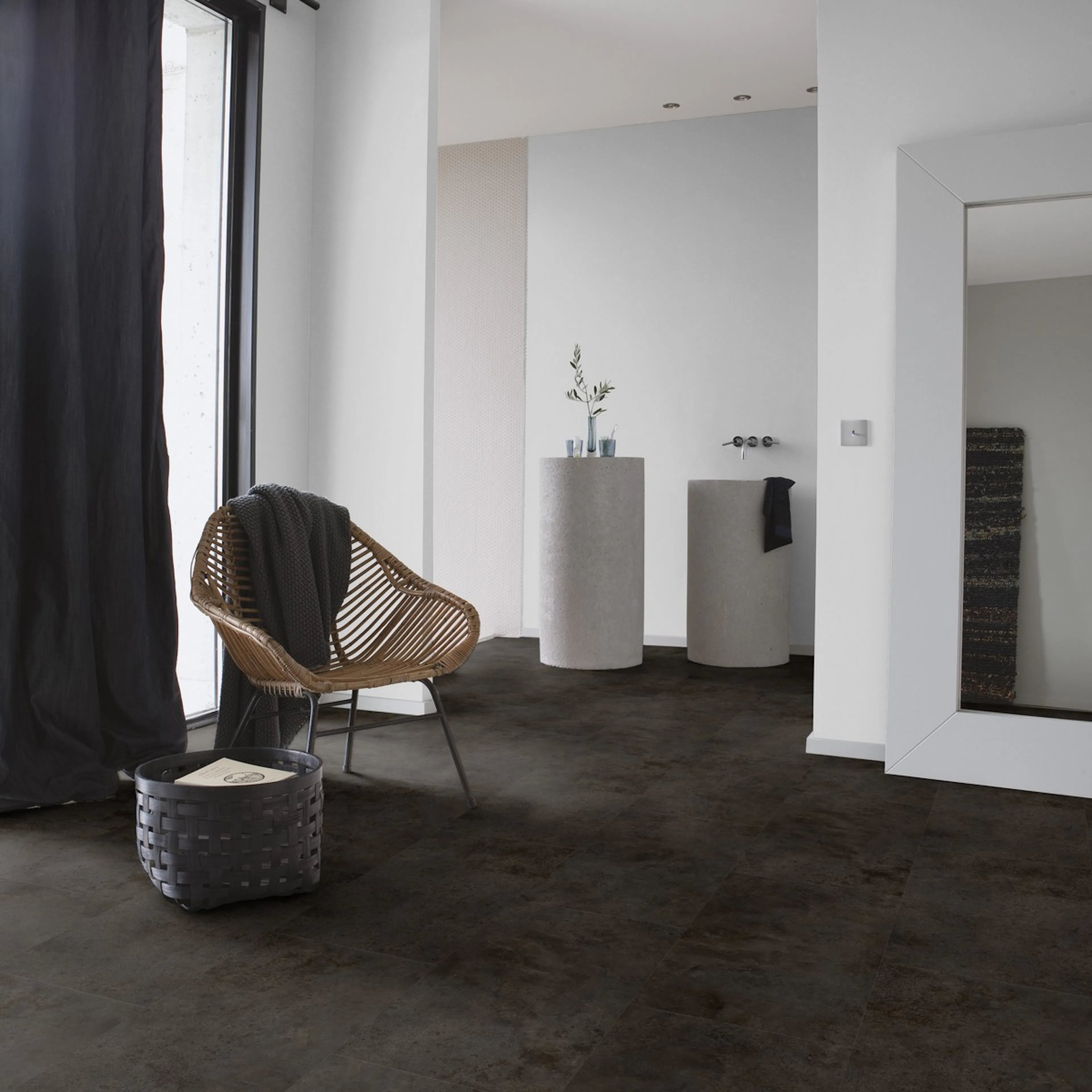 Vinylgulv Gerflor Virtuo 55 Rigid Acoustic Tavla Dark