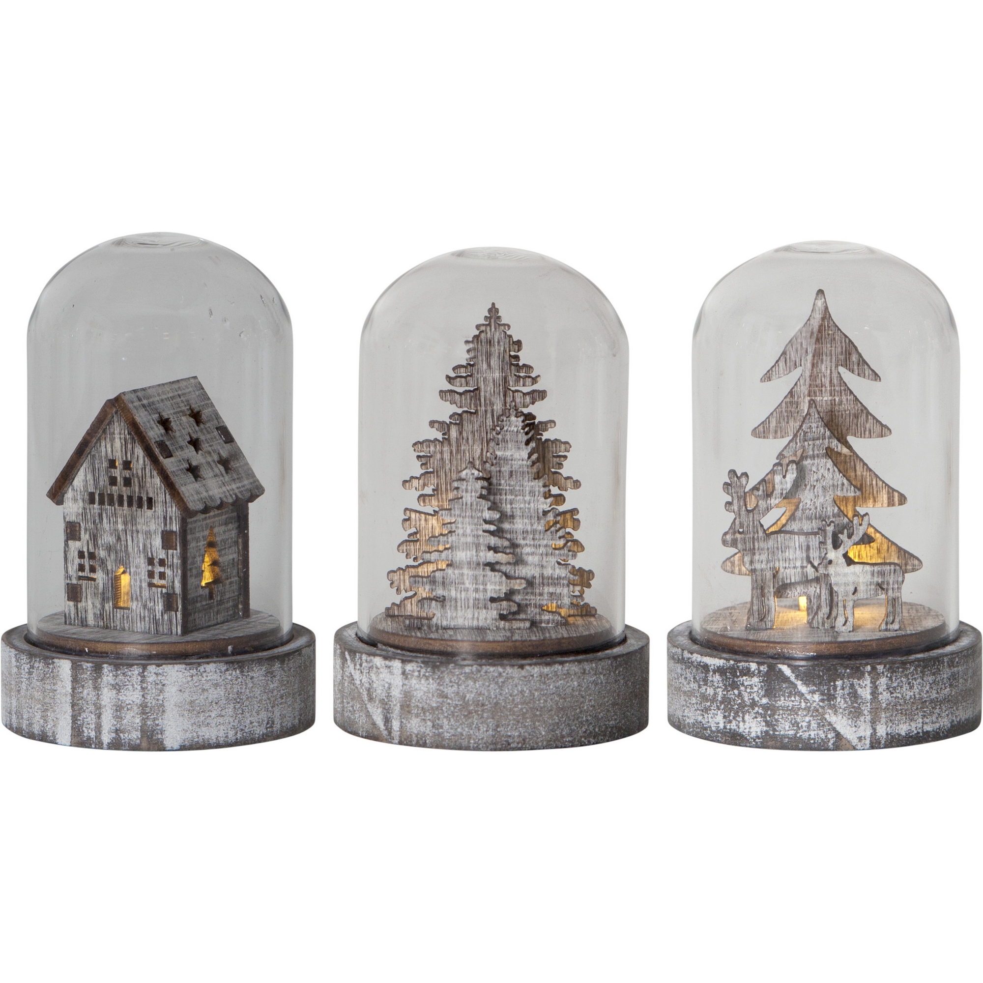 Juledekorasjon Star Trading Kuppel 3-pk