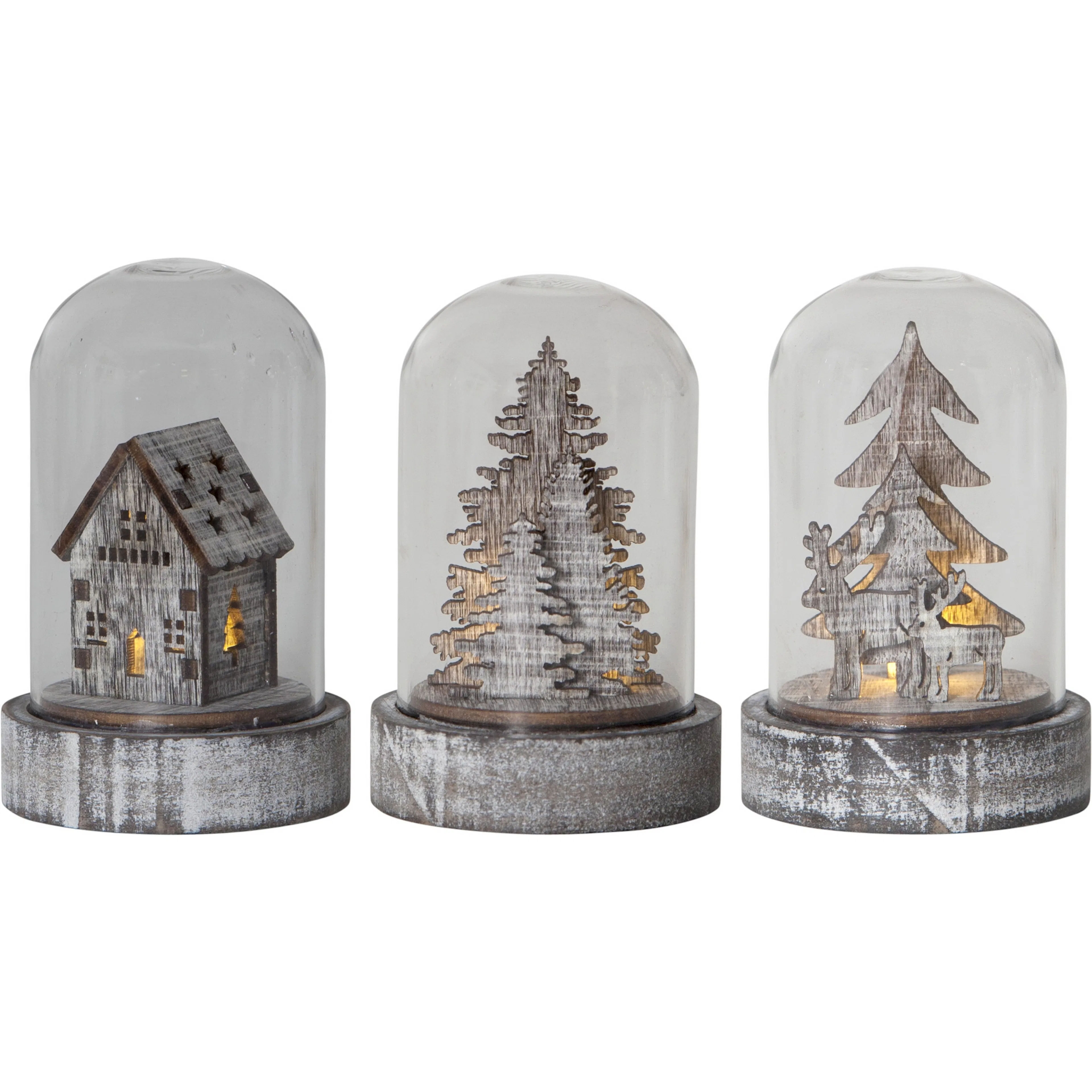 Juledekorasjon Star Trading Kuppel 3-pk