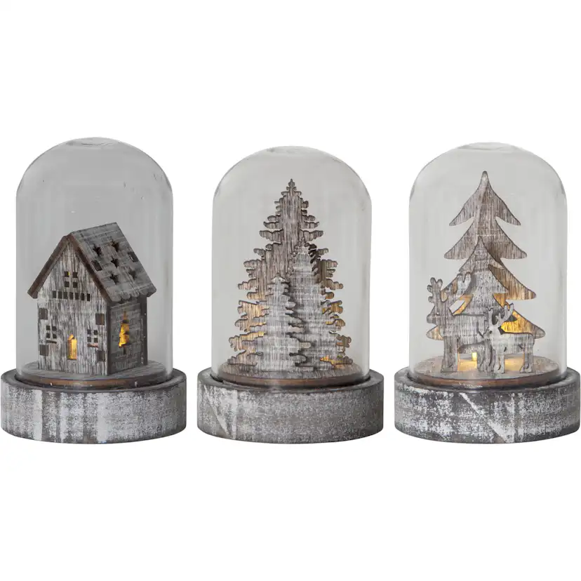 Juledekorasjon Star Trading Kuppel 3-pk