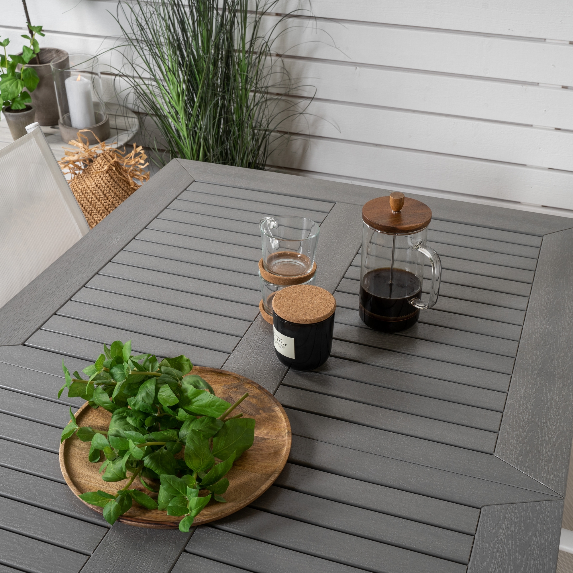 Spisegruppe Venture Home Aleyna 152/210 med 4 Siri Lenestoler