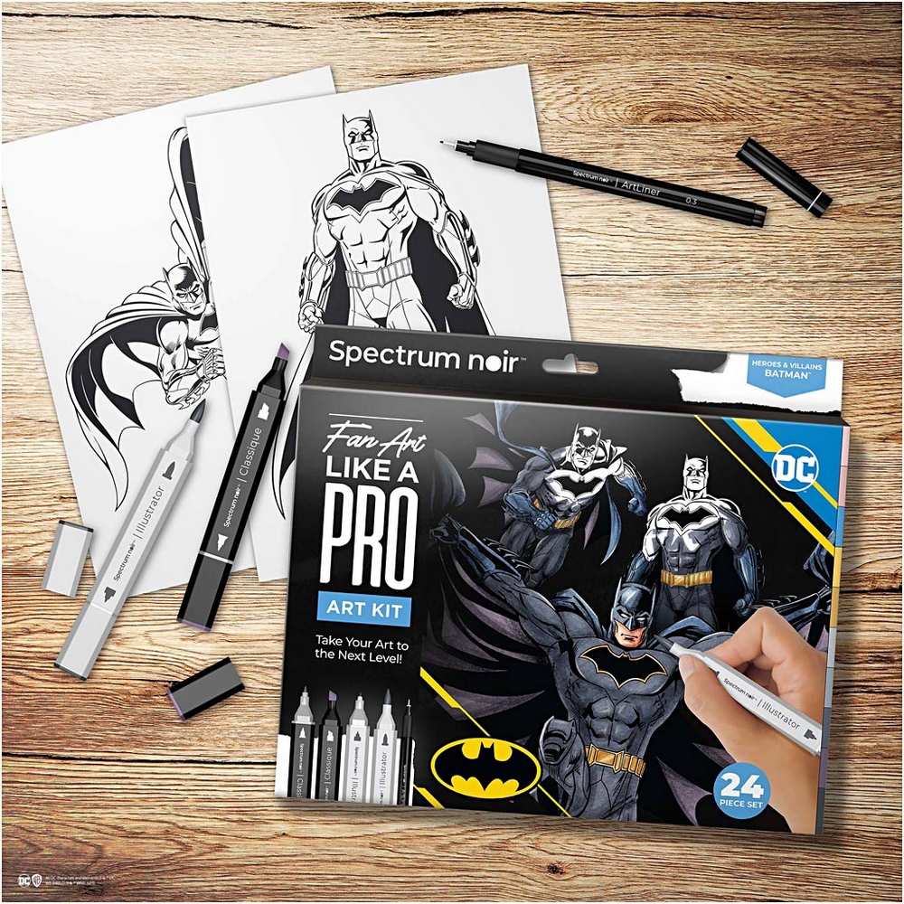 Hobbysett Creativ Company DIY Kit Illustrasjon Batman Heroes og Villains