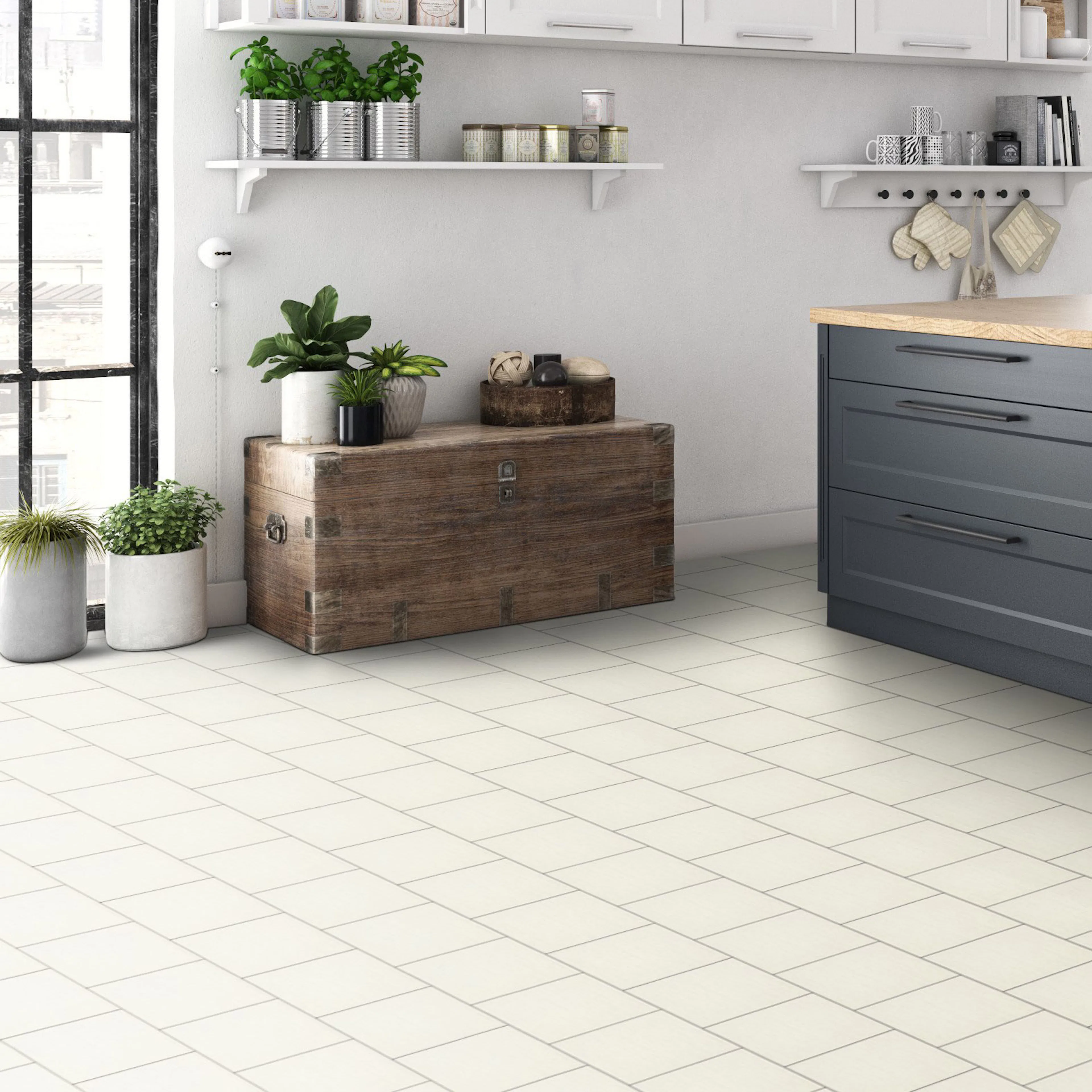 Klinker Arredo Bamboo Vit 15x15 cm
