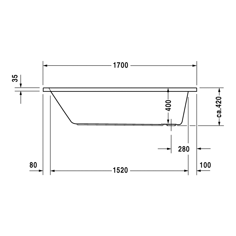 Badkar Duravit D-Code