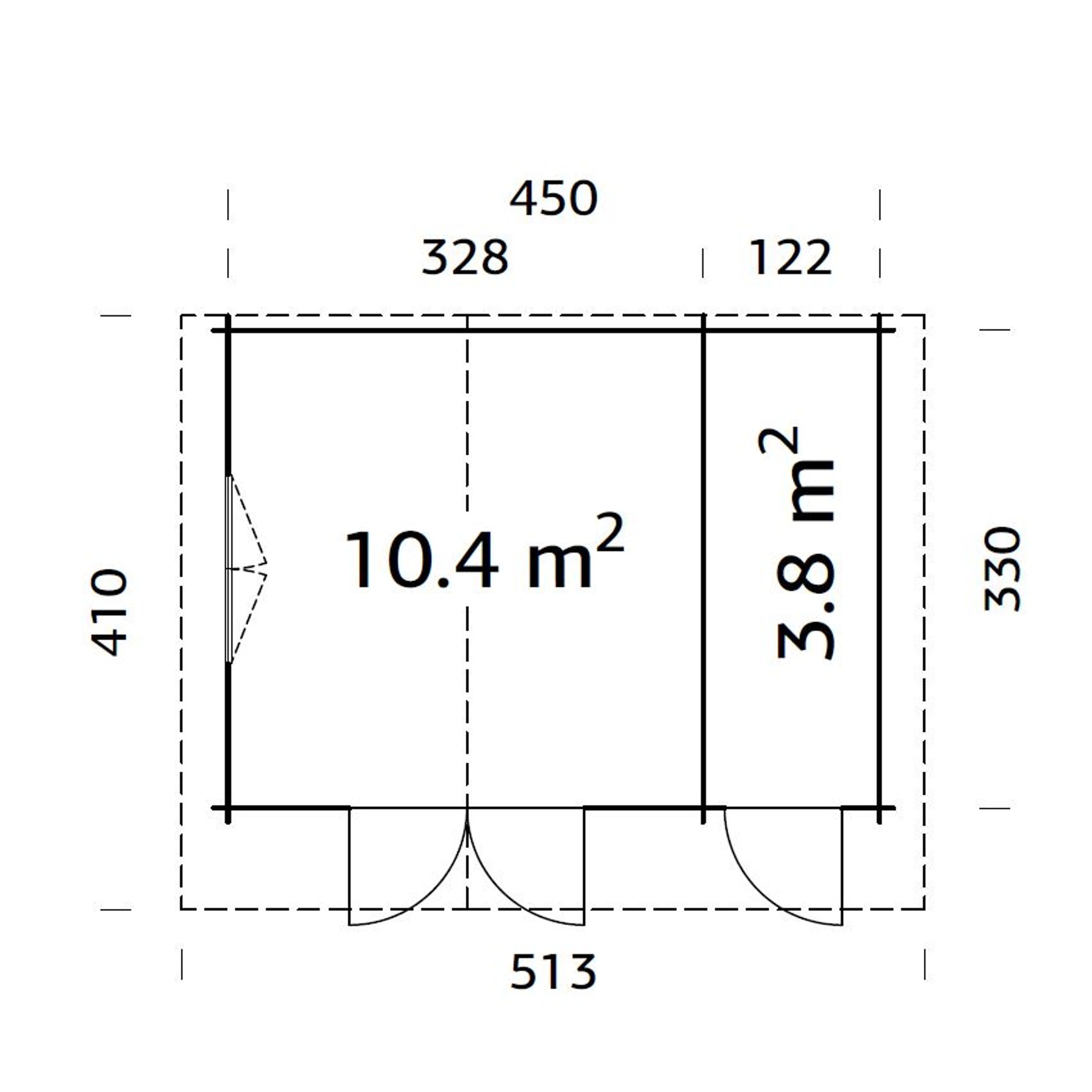 Gjestehytte Palmako Emma 14,2 M2