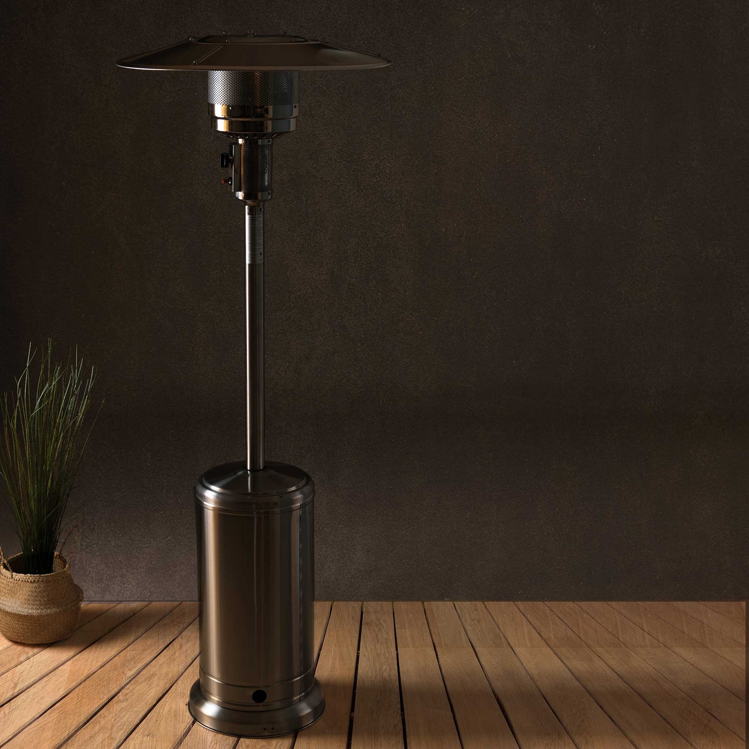 Terrassevarmer Fornorth Stående Patio 13kW Gassdrevet