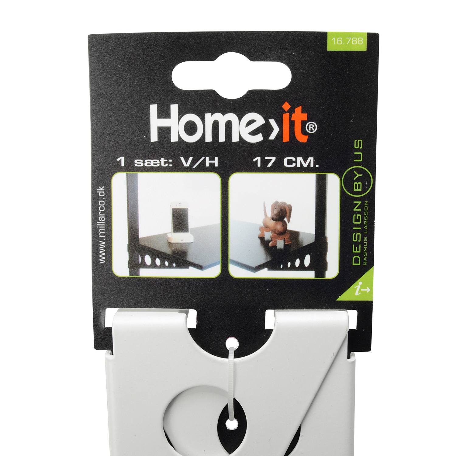 Hylleknekt Home it 2 stk H/V