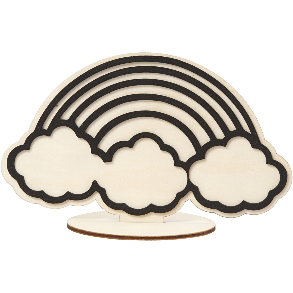 Dekorasjonsfigur Creativ Company H 10,5 cm Regnbue