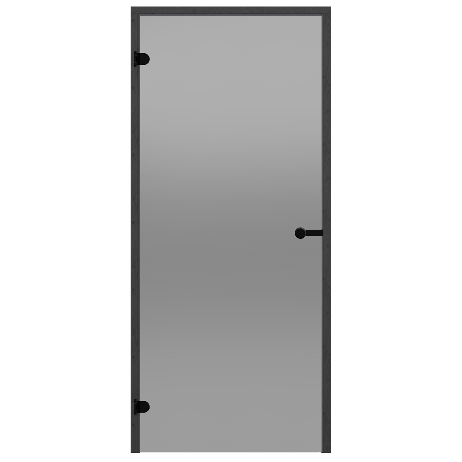 Badstudør Harvia Black Line Grå 7x19
