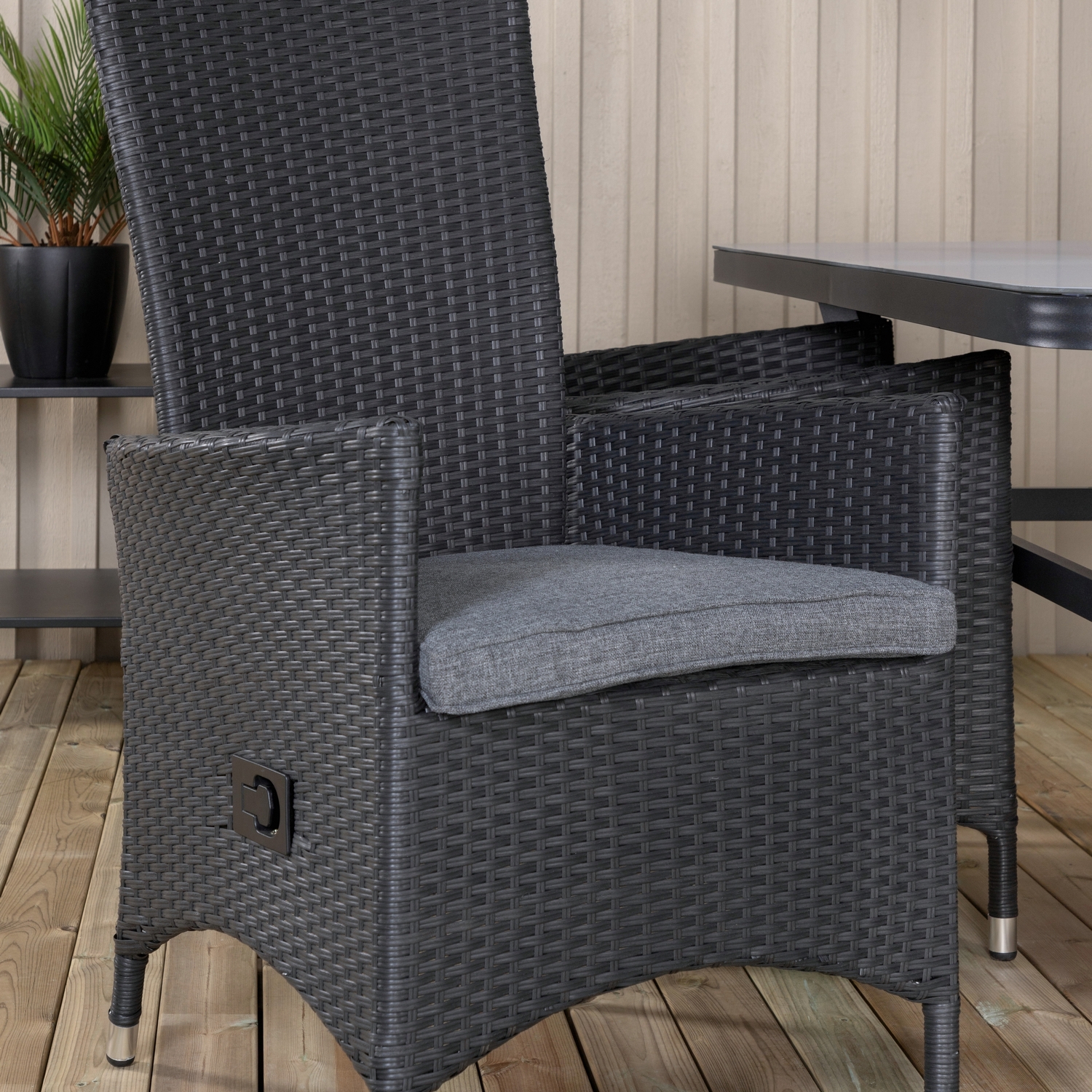 Spisegruppe Venture Home Vyn med 4 Pam Spisestoler