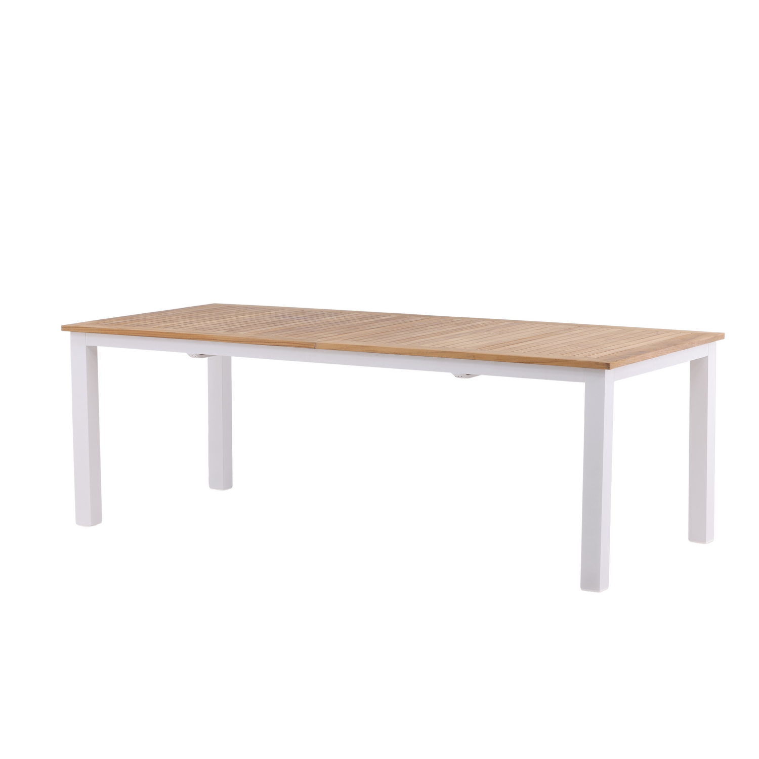 Panama - Table - 224/324*100 - Vit Alu/Teak Hvit/Teak