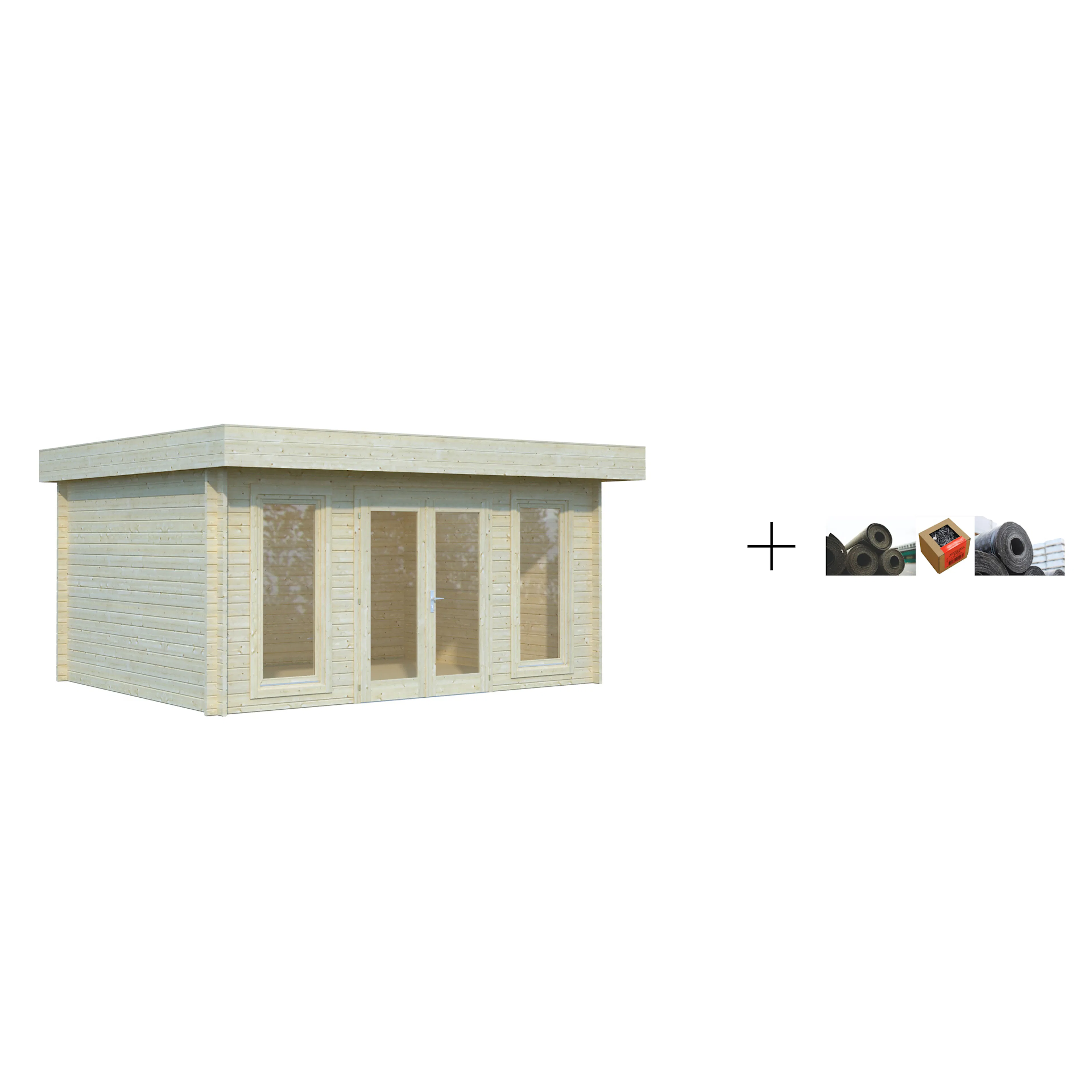 Anneks Palmako Bret 14,8 m2 med Papp, Spiker og SBS Takbelegg