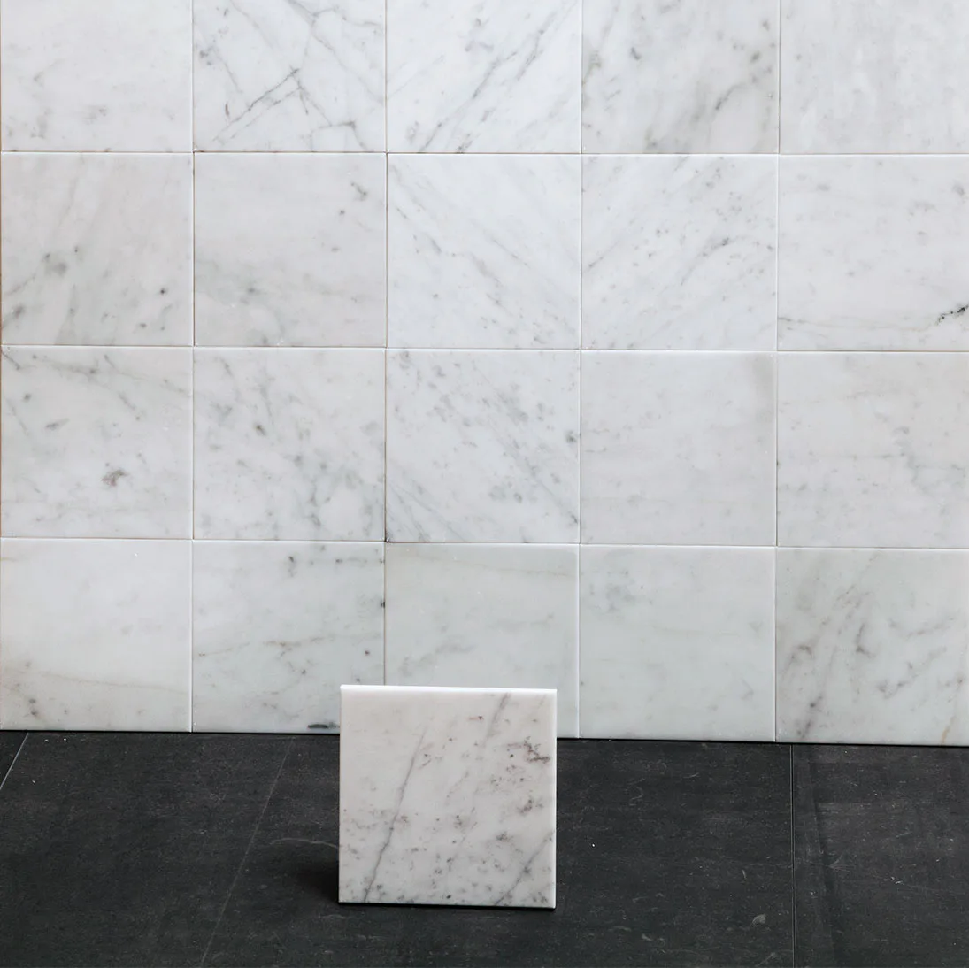 Marmor Arredo Bianco Carrara C Honed Hvit 15x15 cm