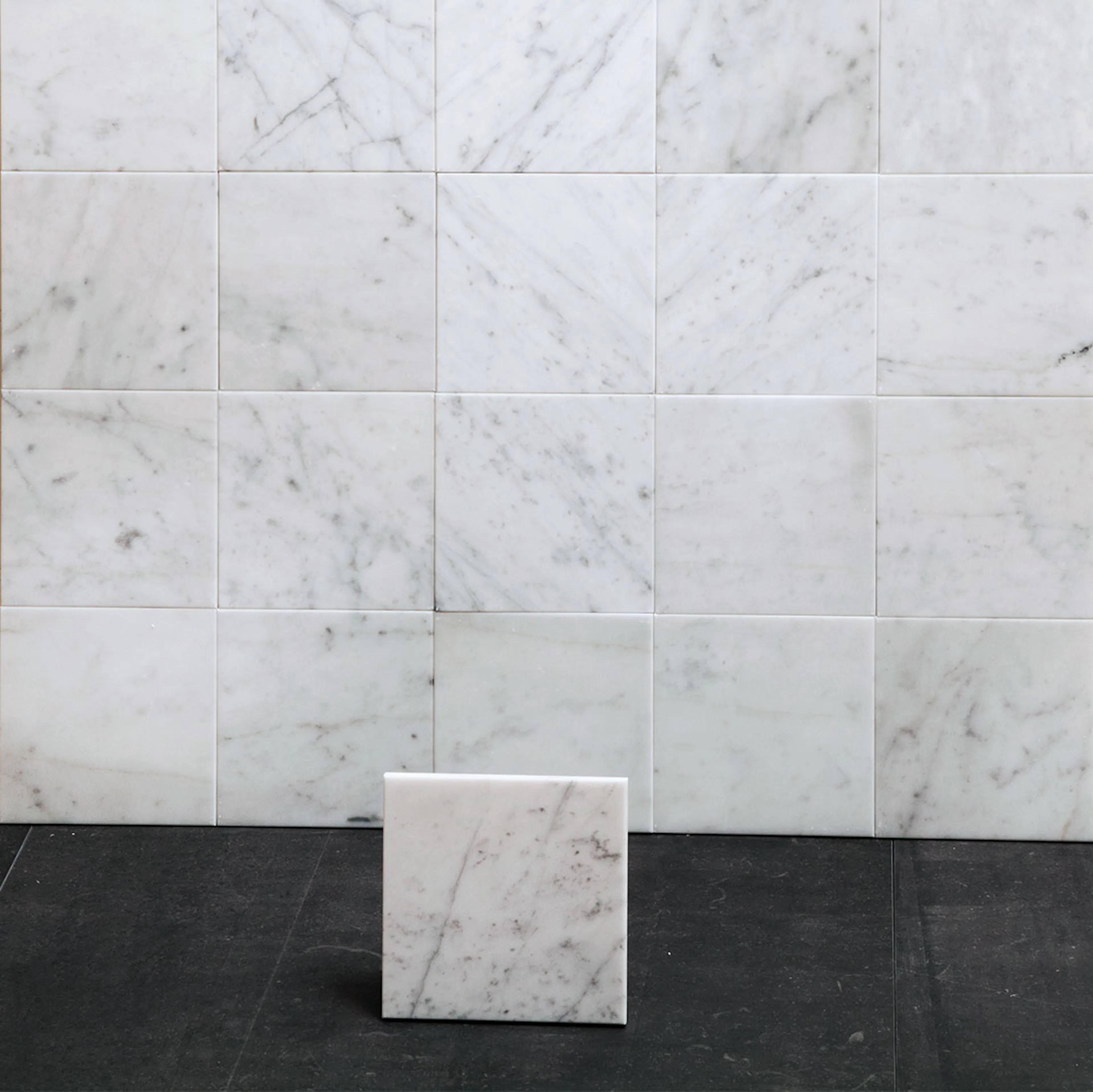 Marmor Arredo Bianco Carrara C Honed Hvit 15x15 cm
