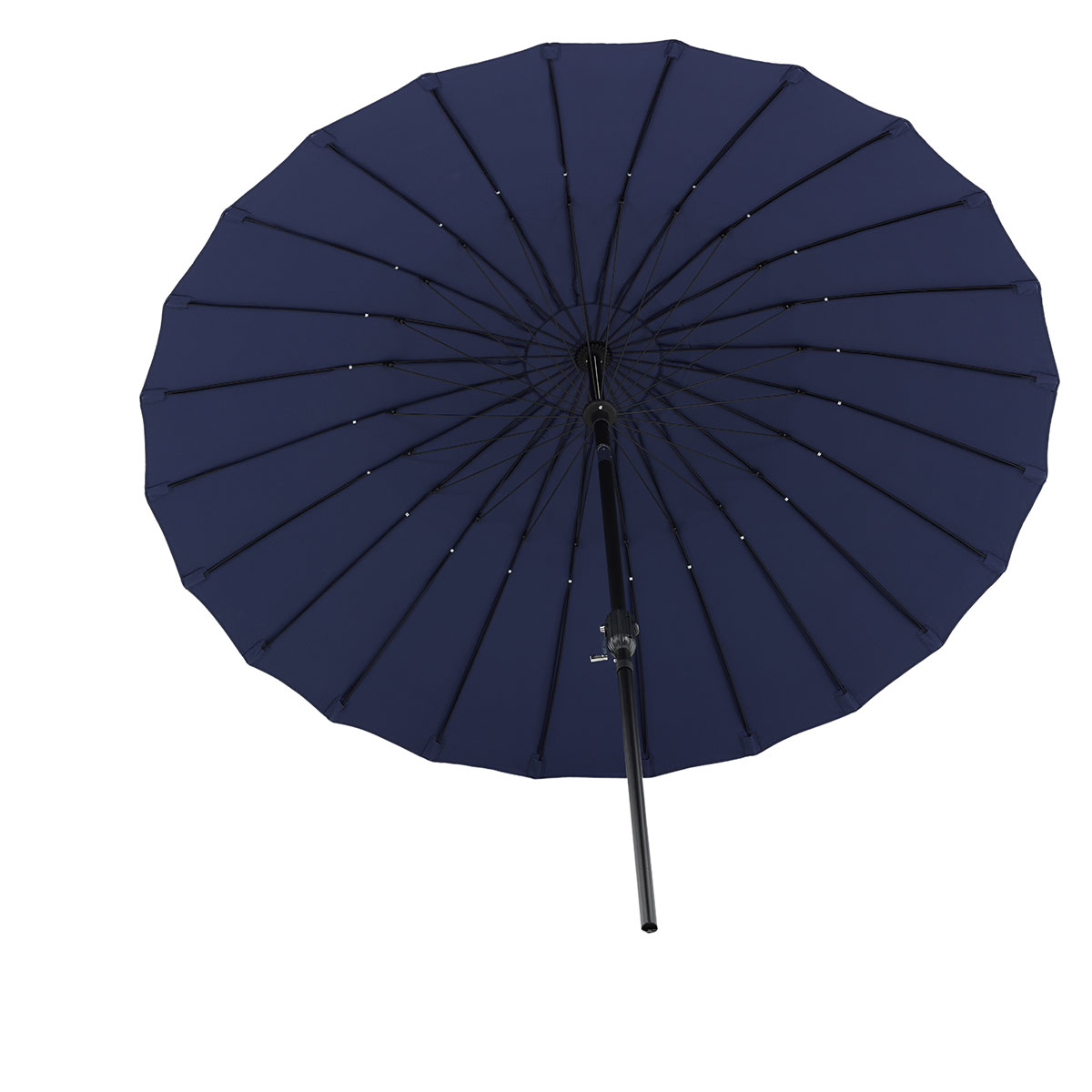Palmetto Umbrella w. tilt, Blue, 270 Blå