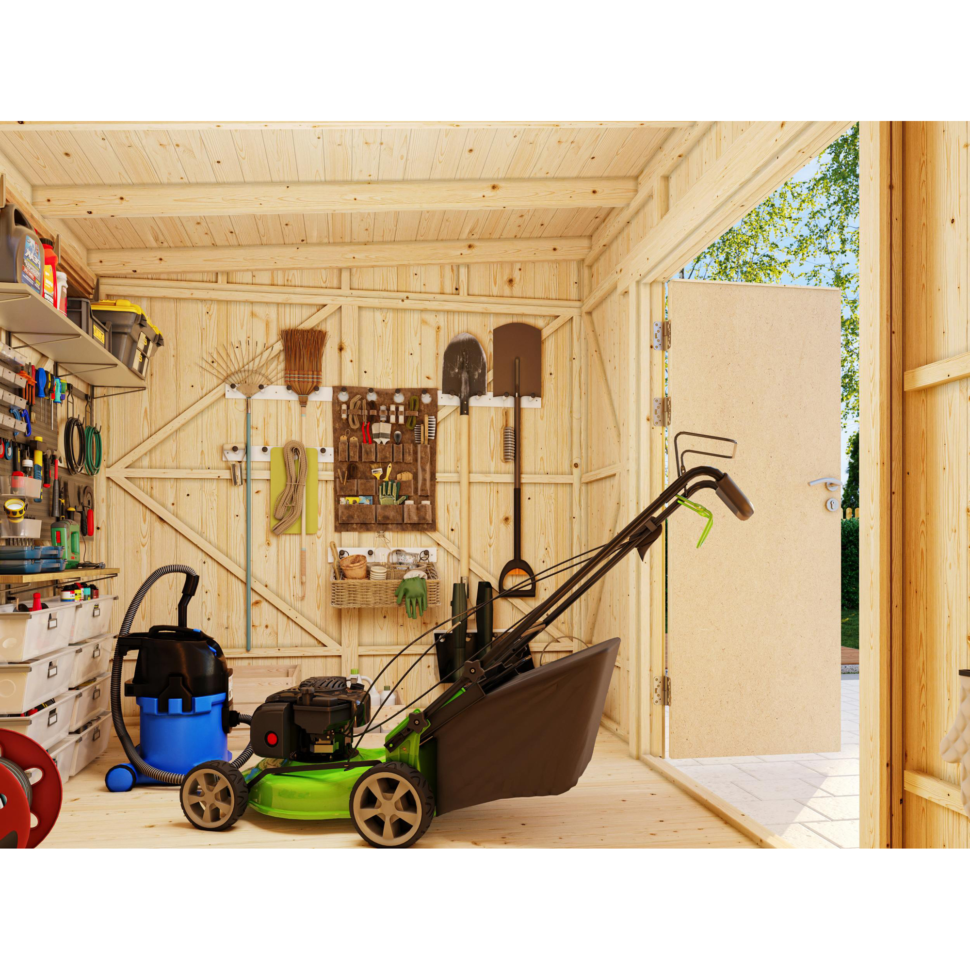 Lagerbod Palmako Stig 8,4 m2 (inv. 8,2 m2)