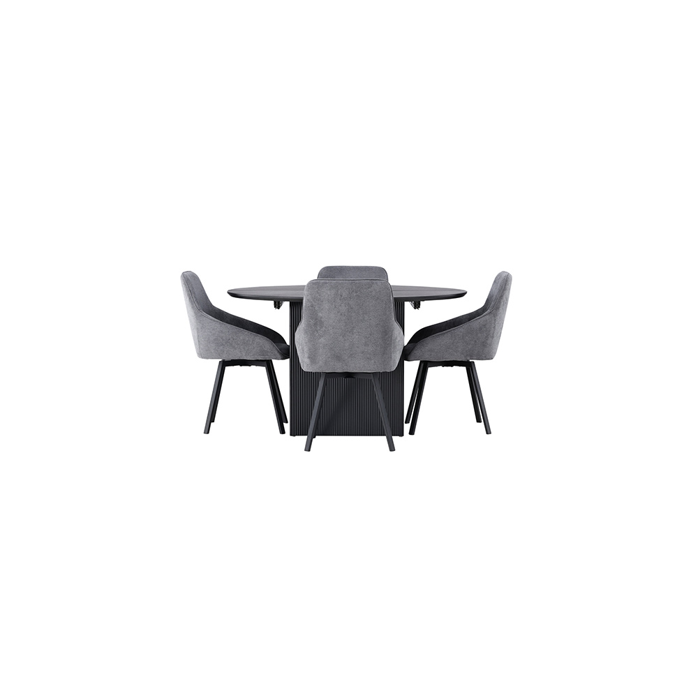 Spisegruppe Venture Home Matilda med 4 Rosie Stoler