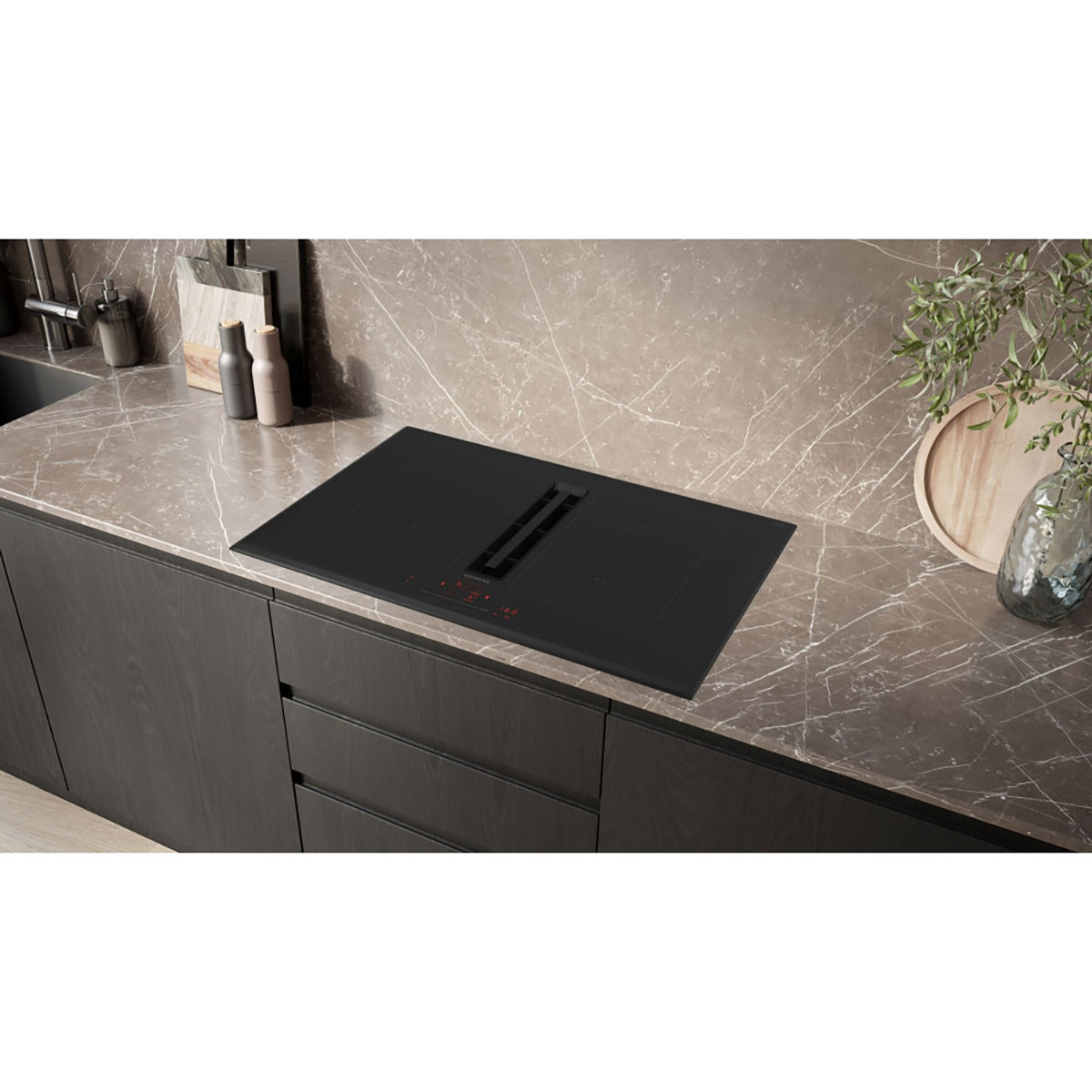 Induksjonstopp Siemens ED751HQ26E med Innebygd Vifte 70 cm uten Ramme