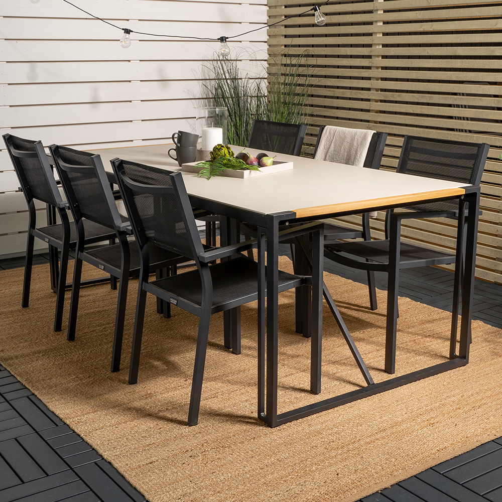 Spisegruppe Venture Home tily 200 med 6 Copacabana Spisestoler