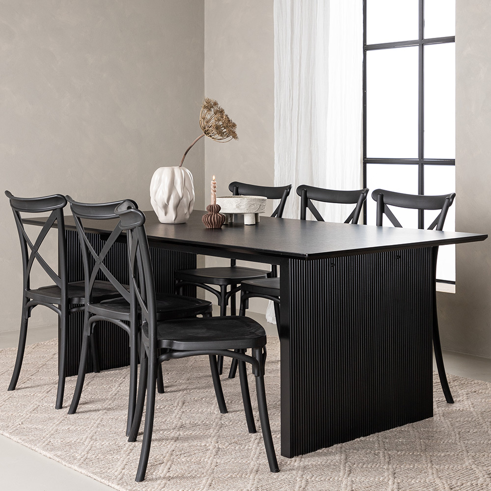 Spisegruppe Venture Home Vail med 6 Crosett Stoler