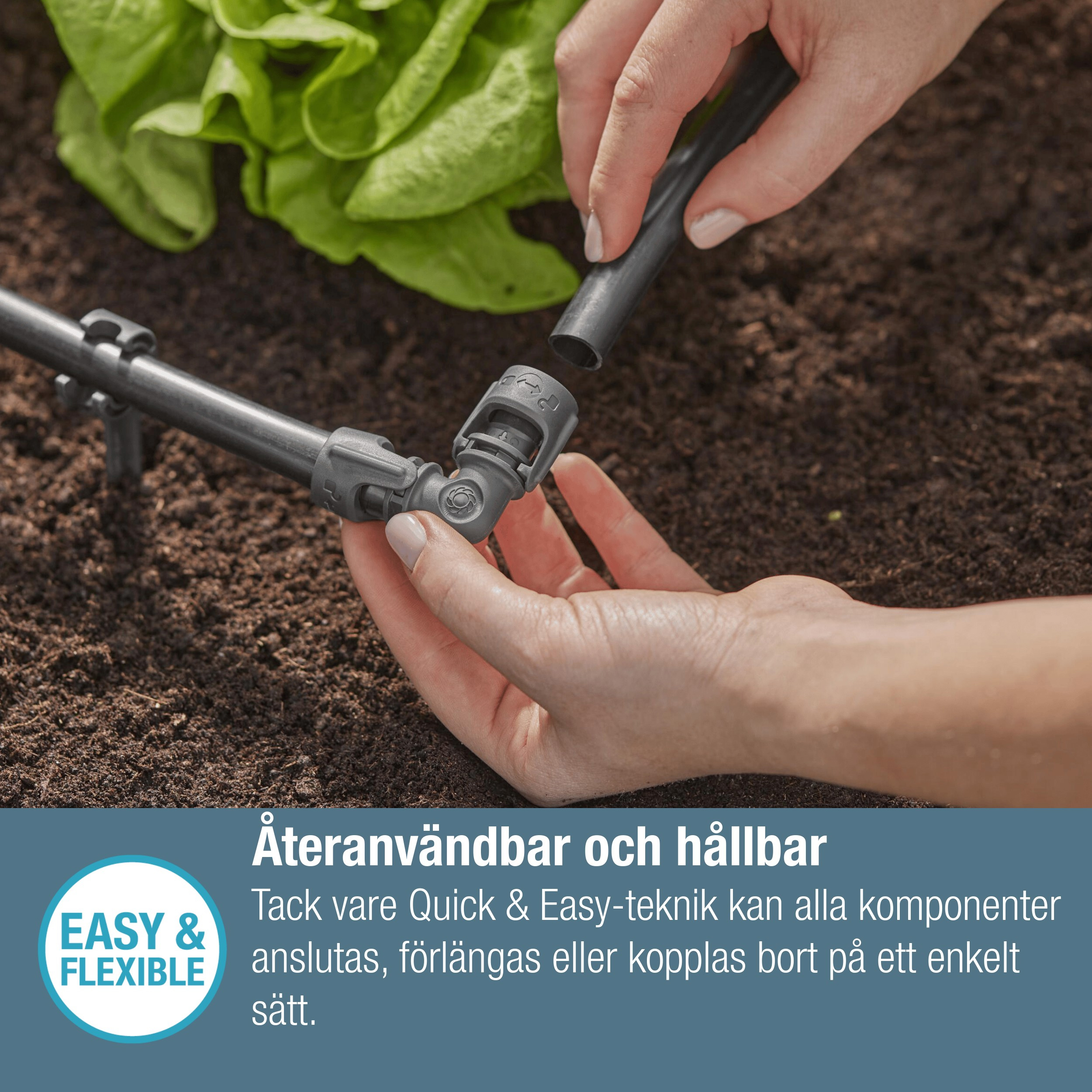 L-kobling Gardena Micro-Drip 13 mm