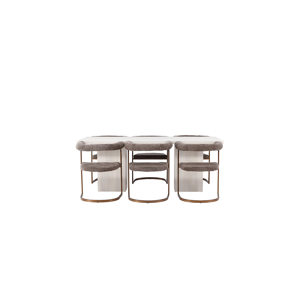 Spisegruppe Venture Home Olga med 6 Morning Stoler
