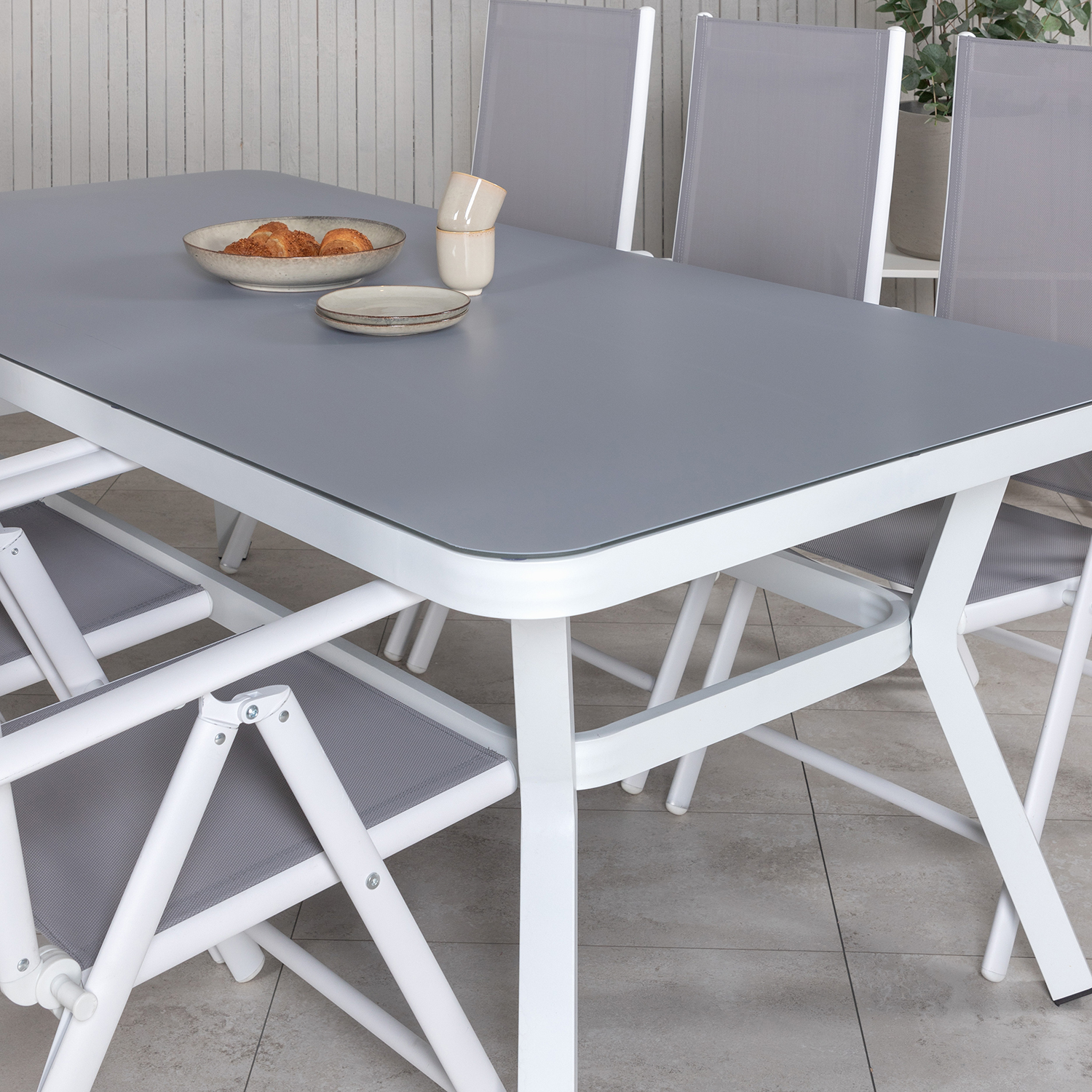 Spisegruppe Venture Home Virya 160x90 med 6 Break Spisestoler