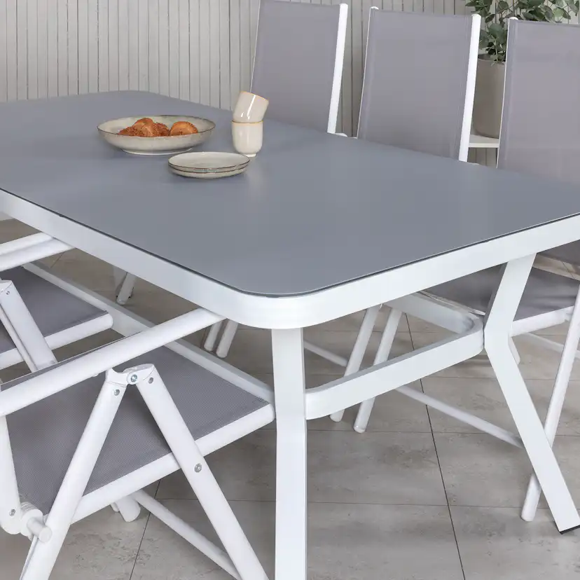 Spisegruppe Venture Home Virya 160x90 med 6 Break Spisestoler