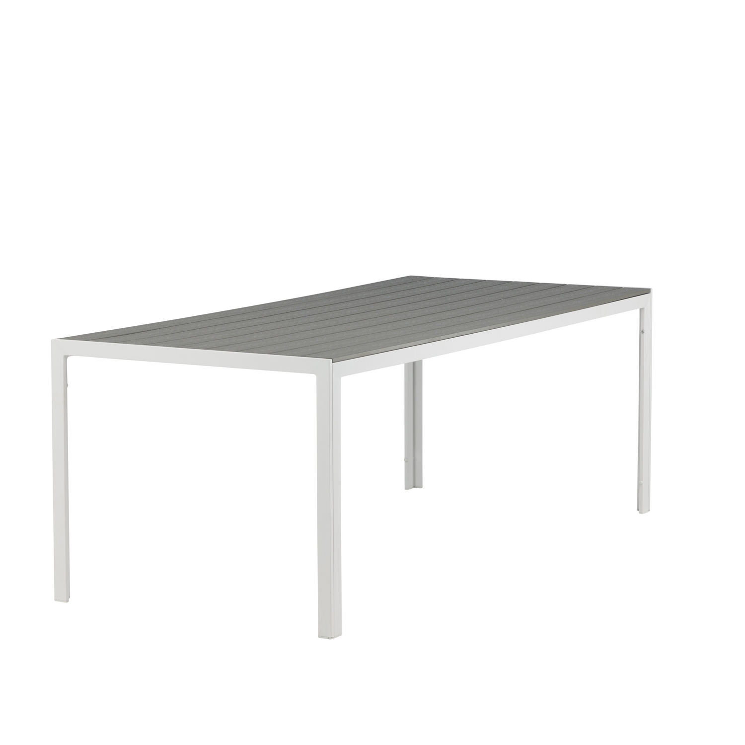 Break Table 205*90 - White/Grey Hvit/Grå