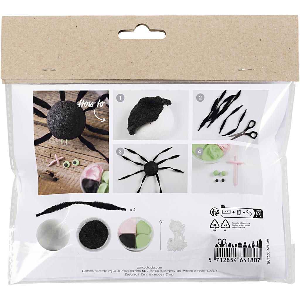 Modellering Creativ Company Mini DIY Kit Edderkopp