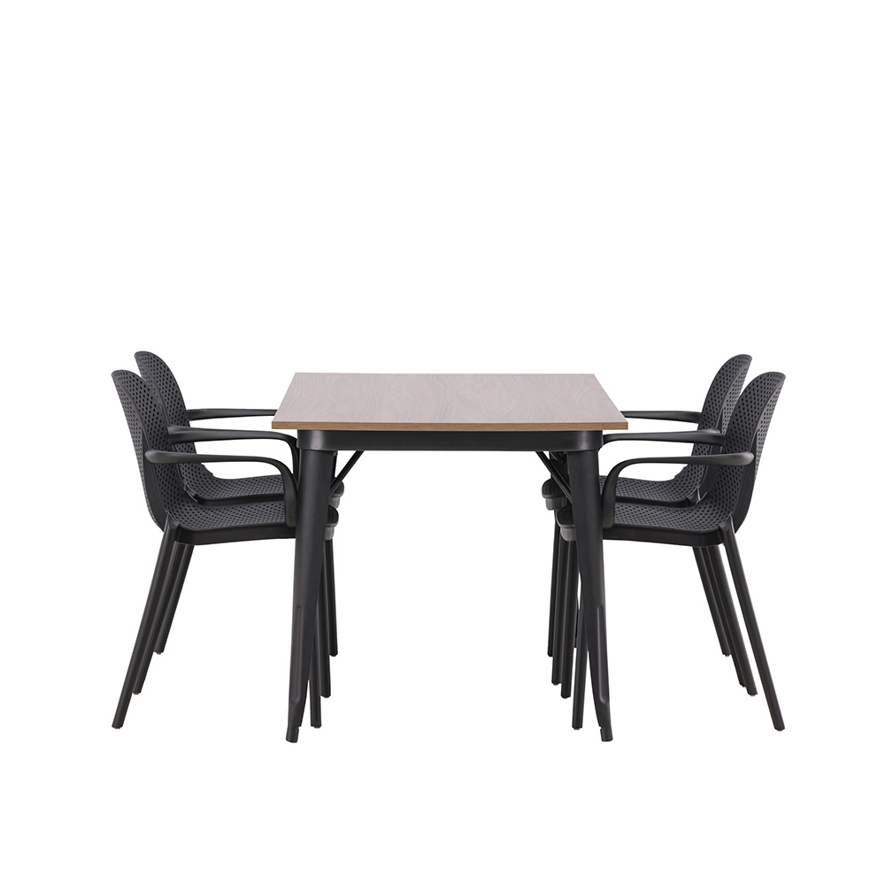 Spisegruppe Venture Home Tempe med 4 Baltimore Stoler