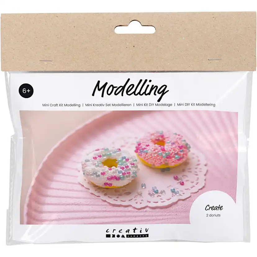 Hobbysett Mini DIY Kit Modellering Donuts