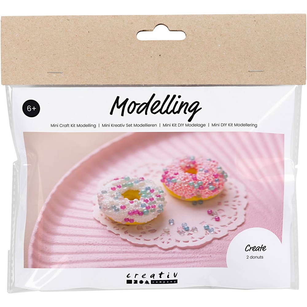 Hobbysett Mini DIY Kit Modellering Donuts