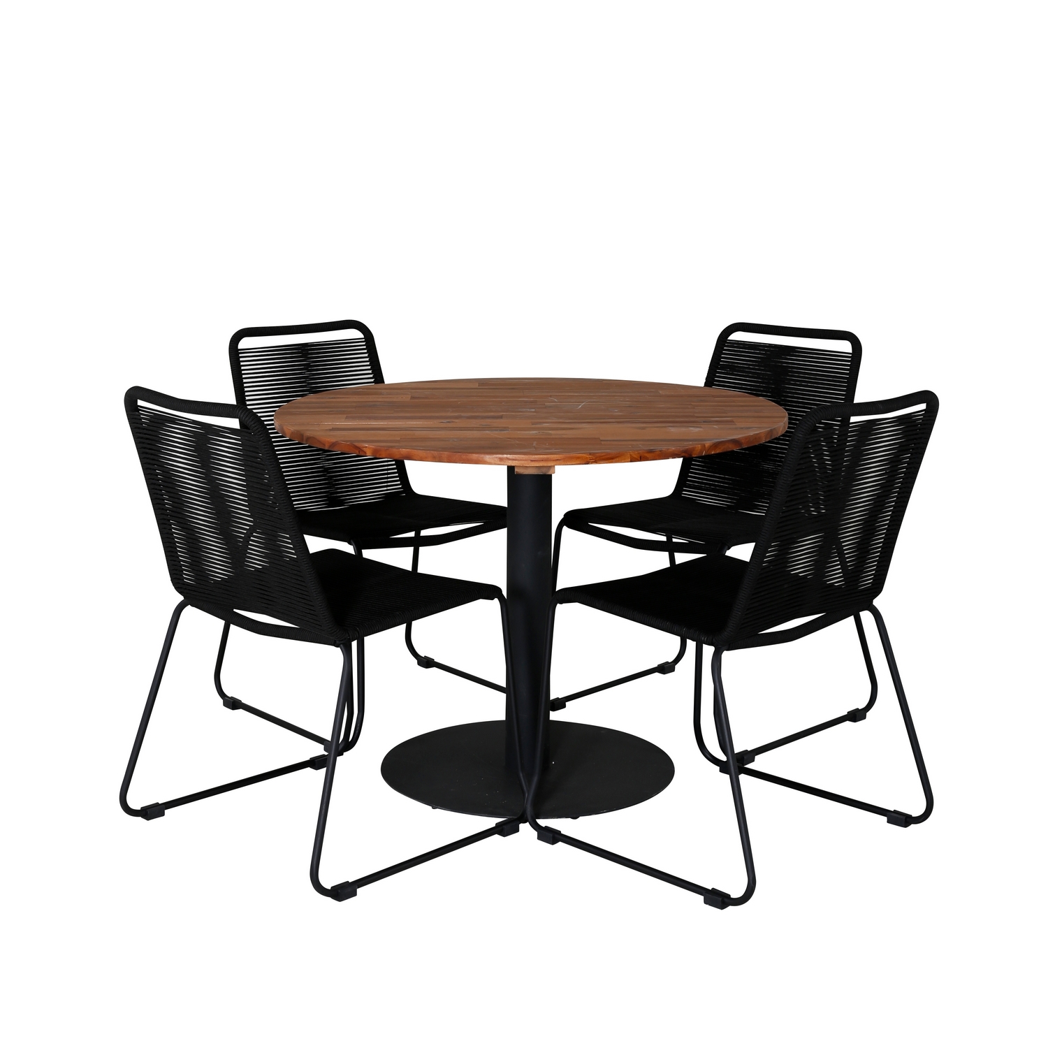 Spisegruppe Venture Home Cot med 4 Lindos Stoler