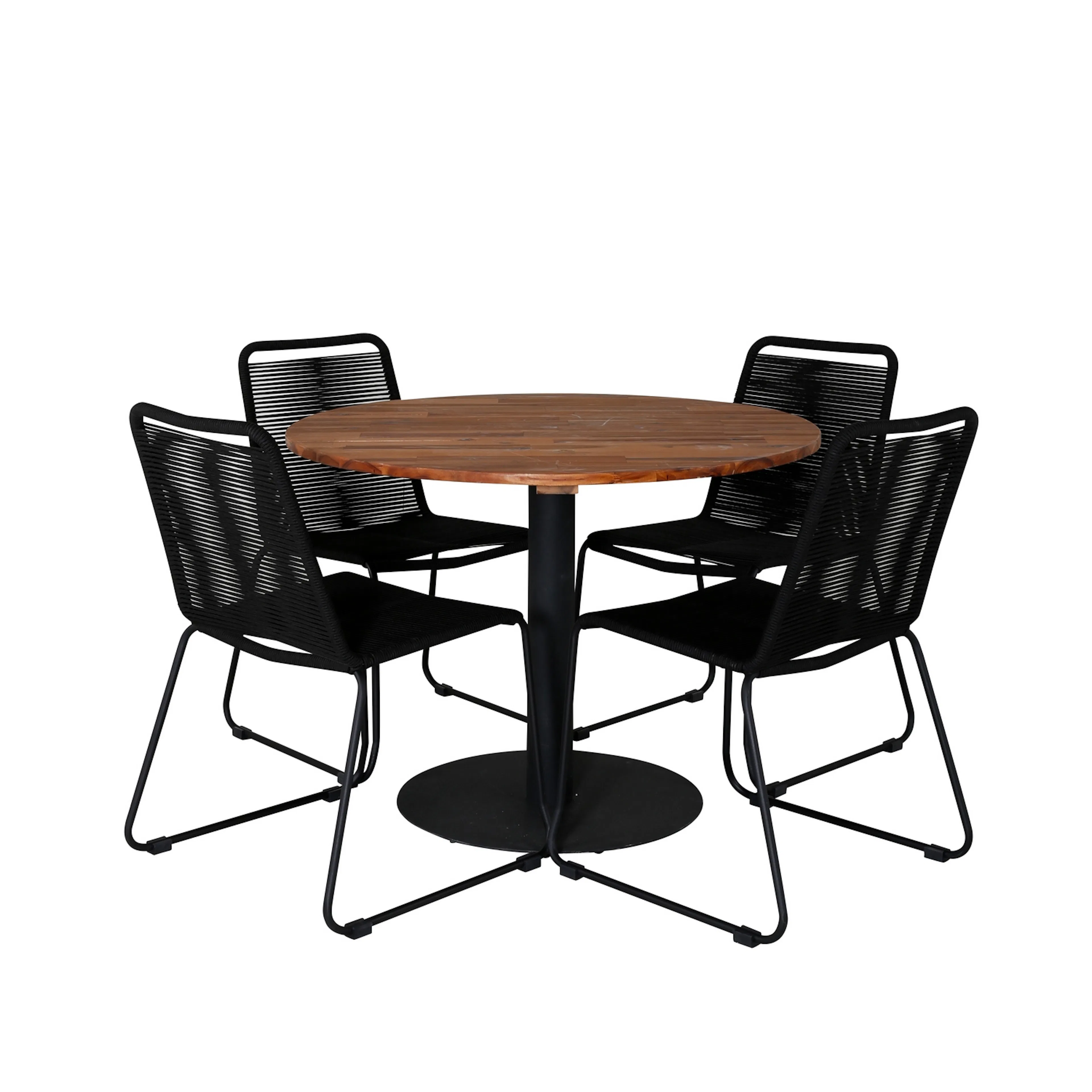 Spisegruppe Venture Home Cot med 4 Lindos Stoler