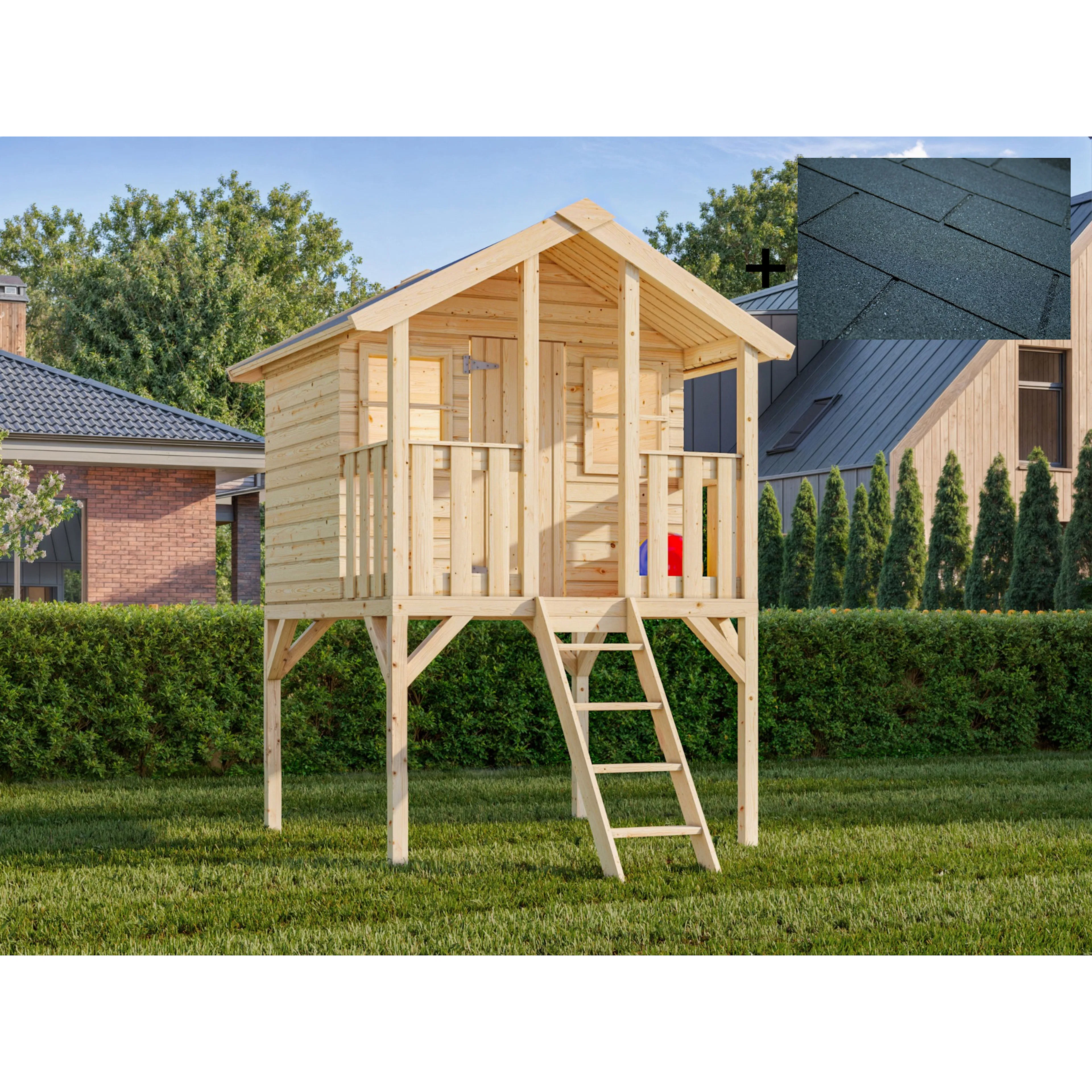 Lekehus Palmako Toby 2,1 m2 med Takshingel