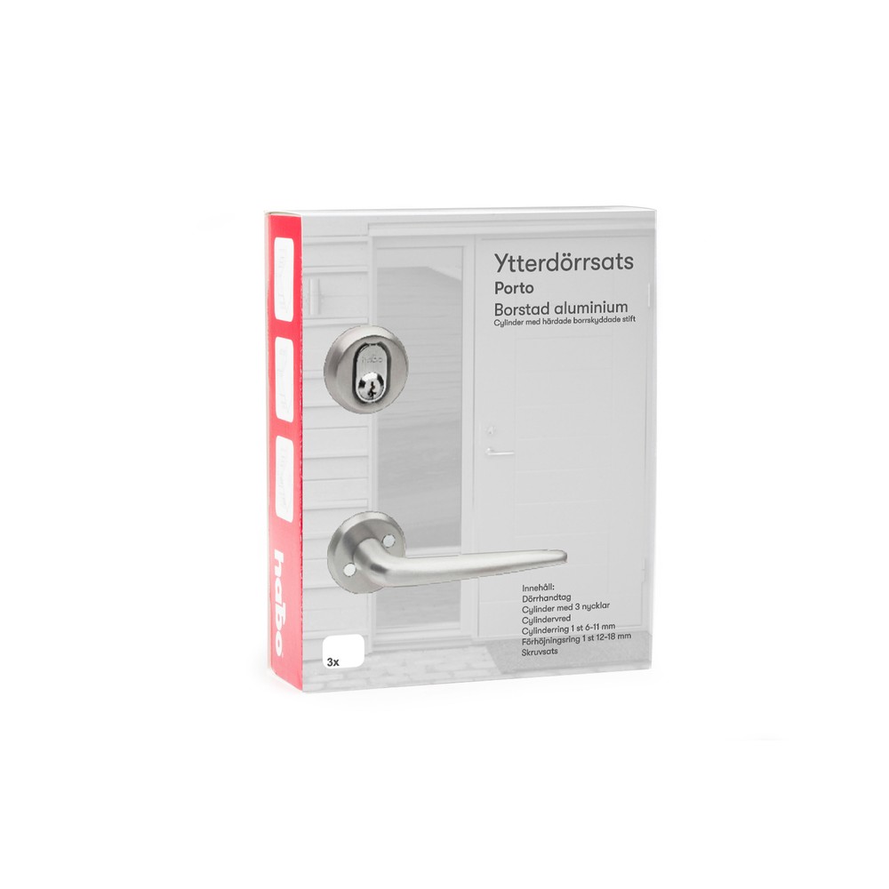 Ytterdørsett Habo Porto