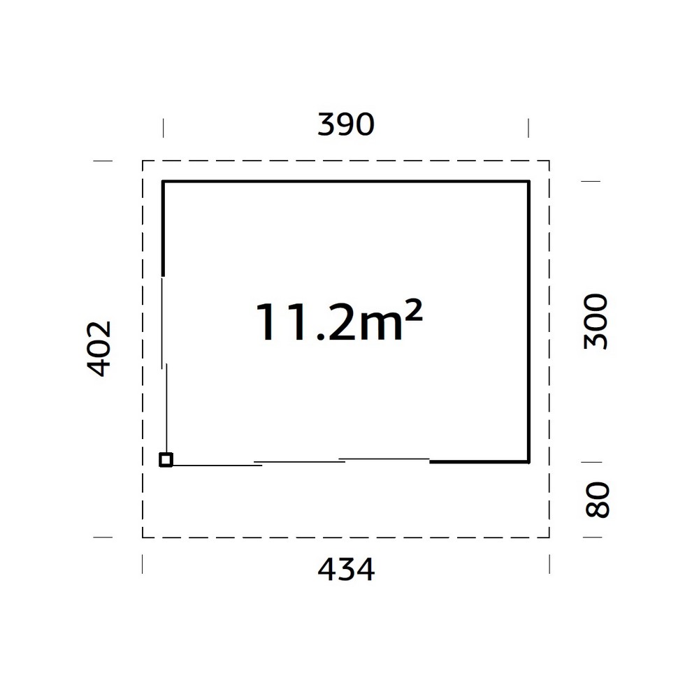 Hagestue Palmako Andrea 11,2 m2