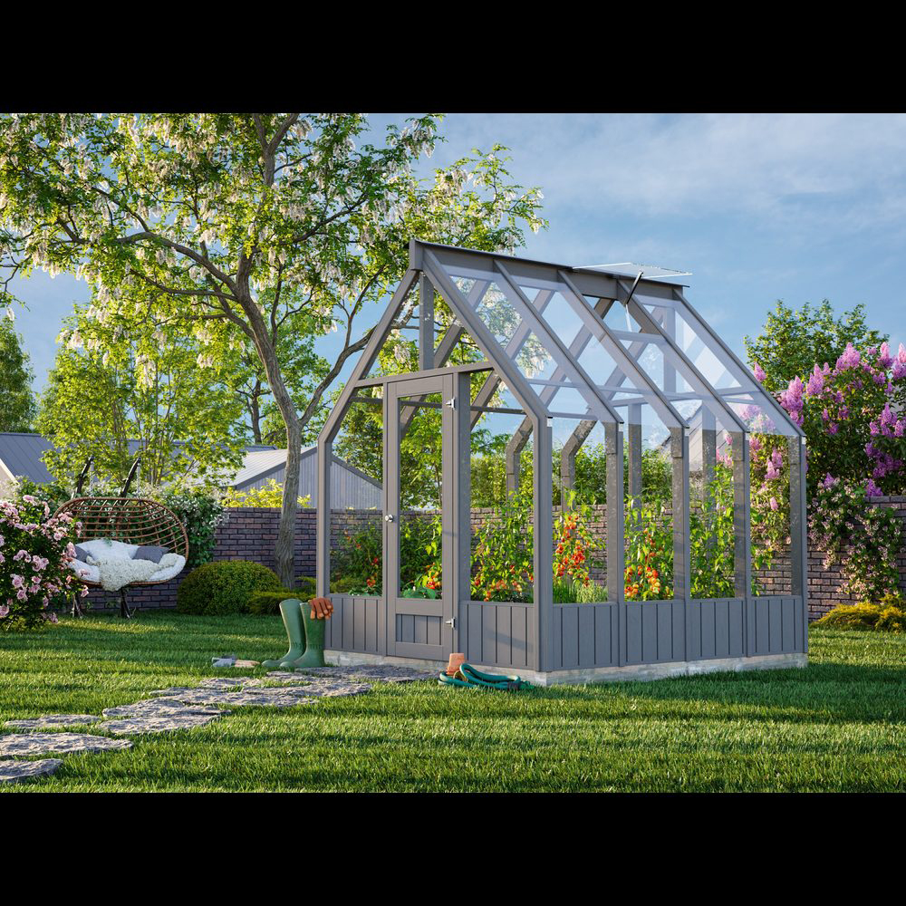 Drivhus Palmako Emilia 8,2 M2 Gråmalt