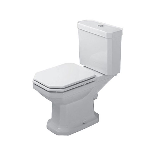 Toalett Duravit 1930 med P-lås med Toalettsete