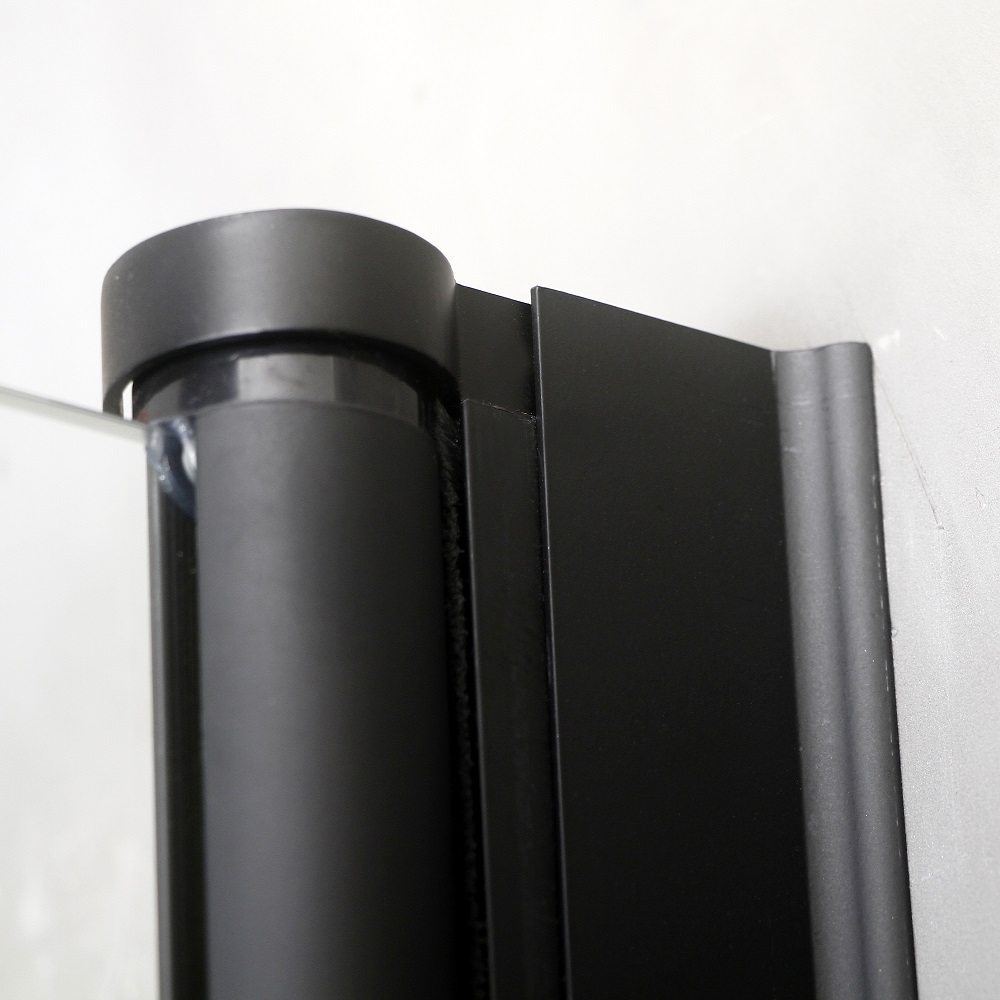 Dusjhjørne Bathlife Allsidig Rund Dør 45° Sort