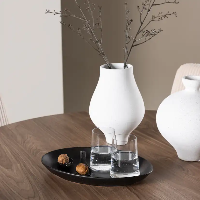 Spisegruppe Venture Home Olivia Ø110 med 4 stk Leone Stoler