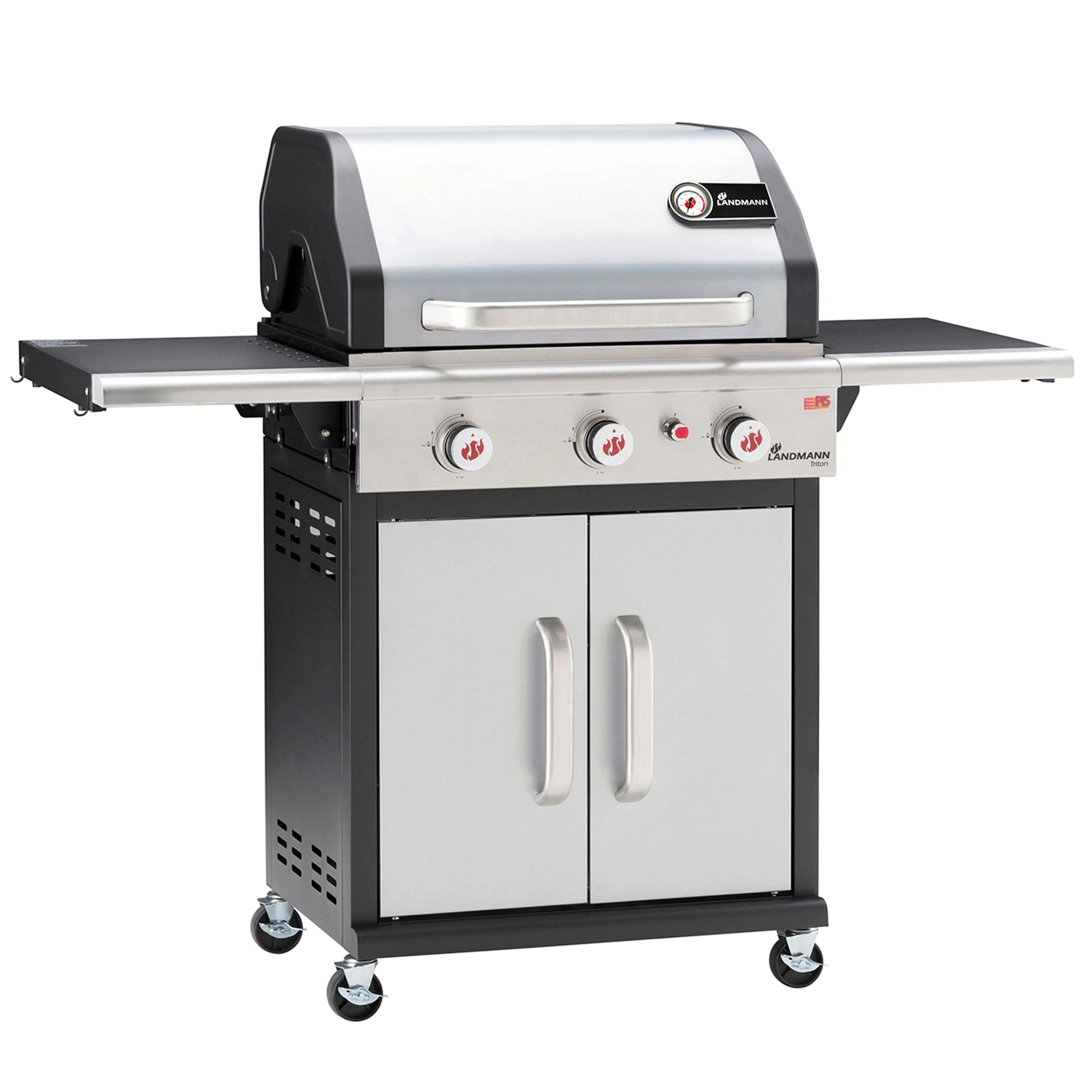Gassgrill Landmann Triton flexX PTS 3.0 Rustfritt Stål