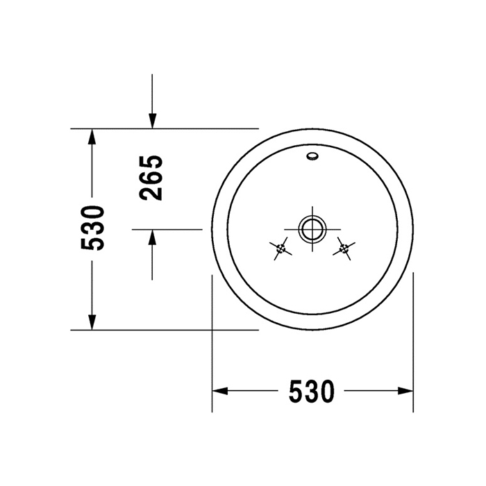 Tvättställ Duravit Starck 1 044753
