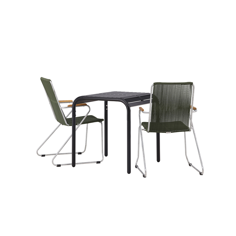 Cafégruppe Venture Home Borneo Bord med 2 Bois Stoler