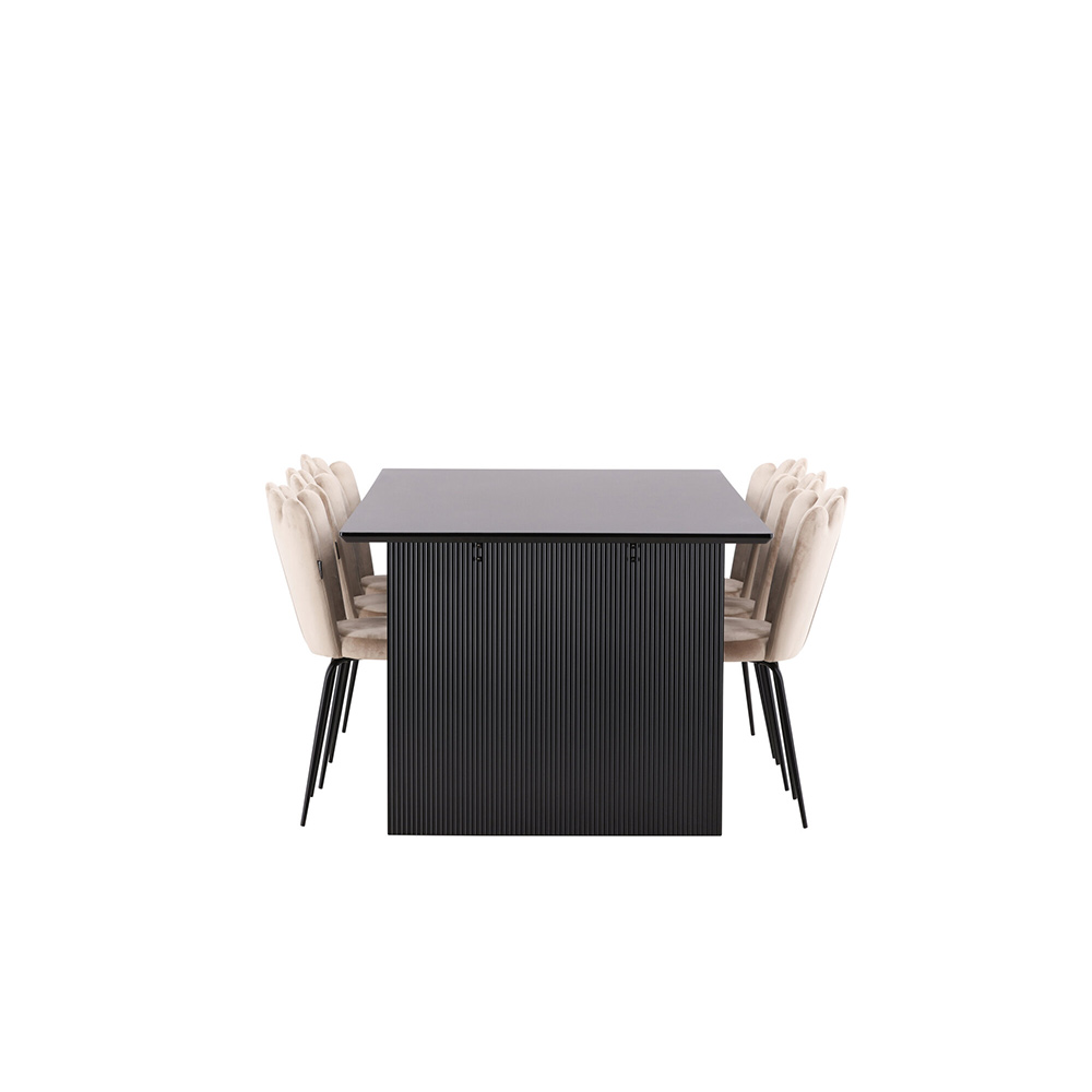 Spisegruppe Venture Home Vail med 6 Limhamn Light Stoler