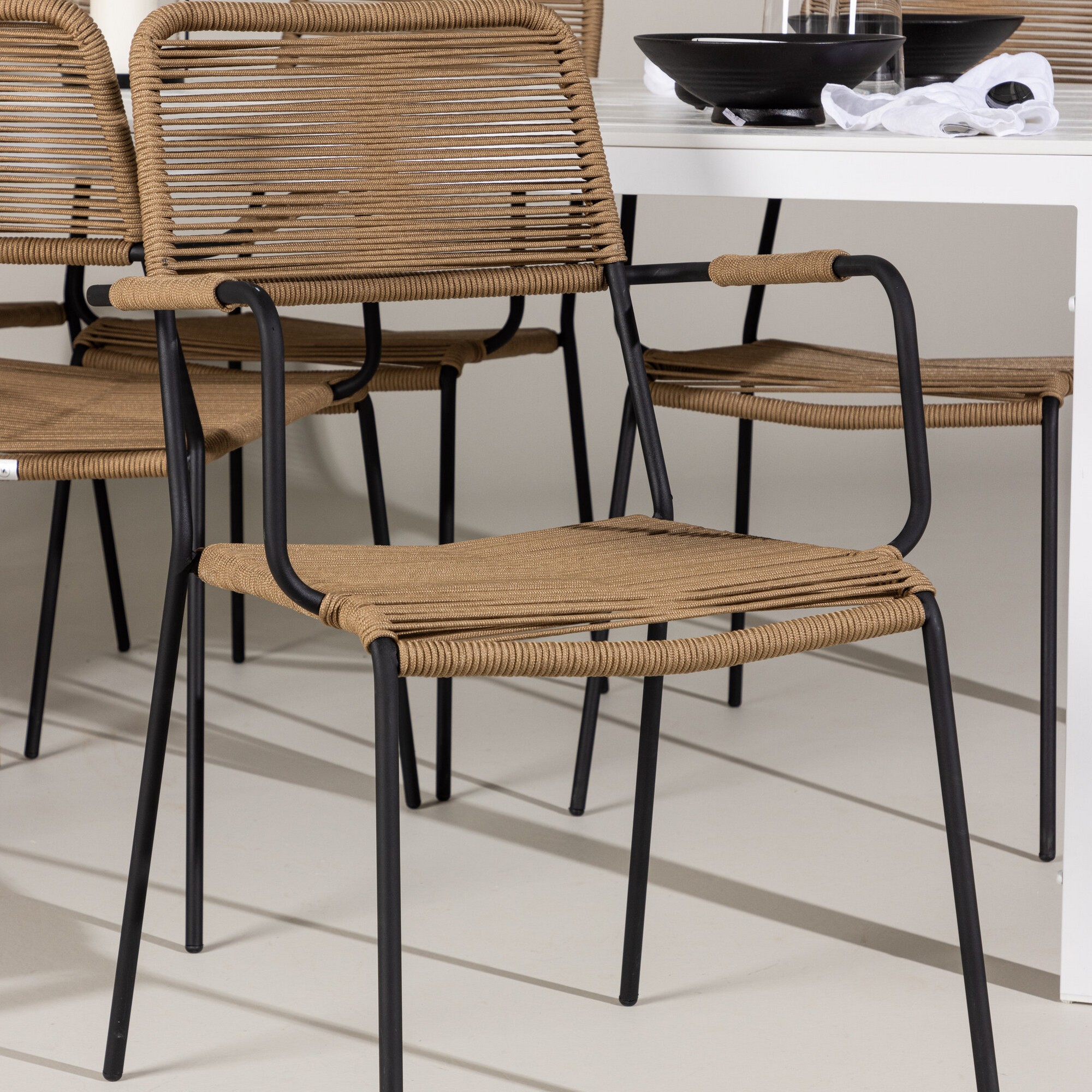 Hagegruppe Venture Home Break med 6 Lindos Lenestoler