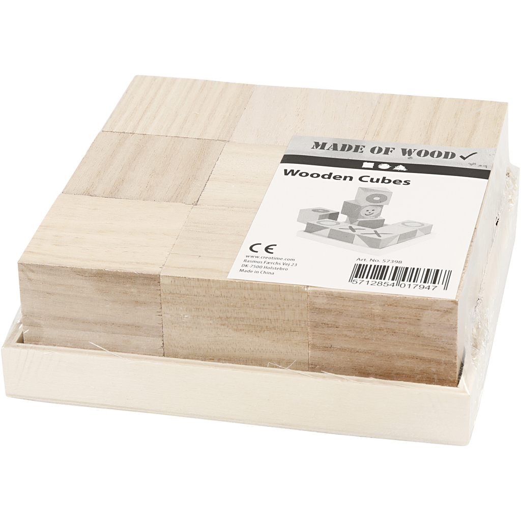 Treklosser Creativ Company Str 4X4X4 cm 9 St/1 Pk