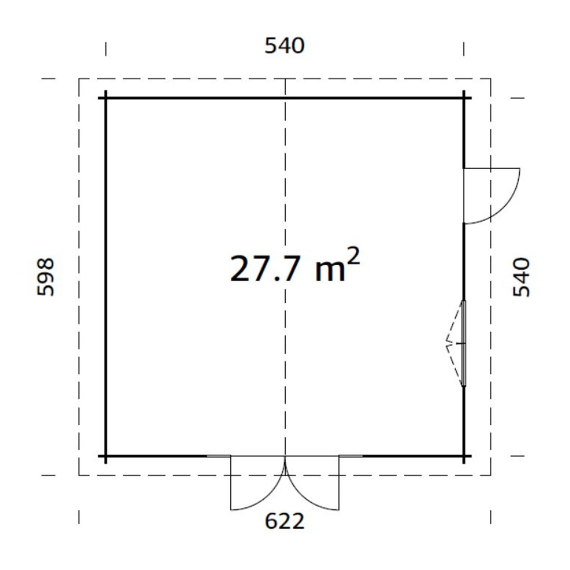 Anneks Palmako Irene 27,7 m2